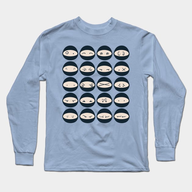 Ninjas Long Sleeve T-Shirt by DarkChoocoolat